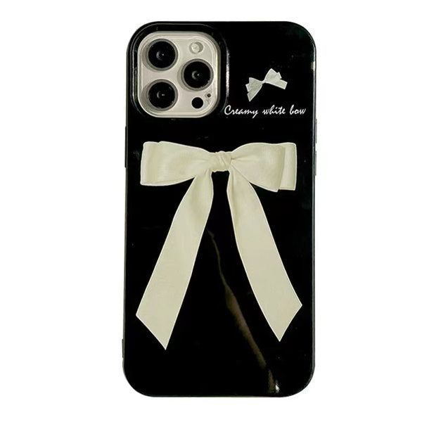 iPhone-Hülle „Coquette Bow“ in Schwarz