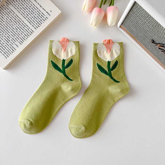 Calcetines florales Cottage Dreams