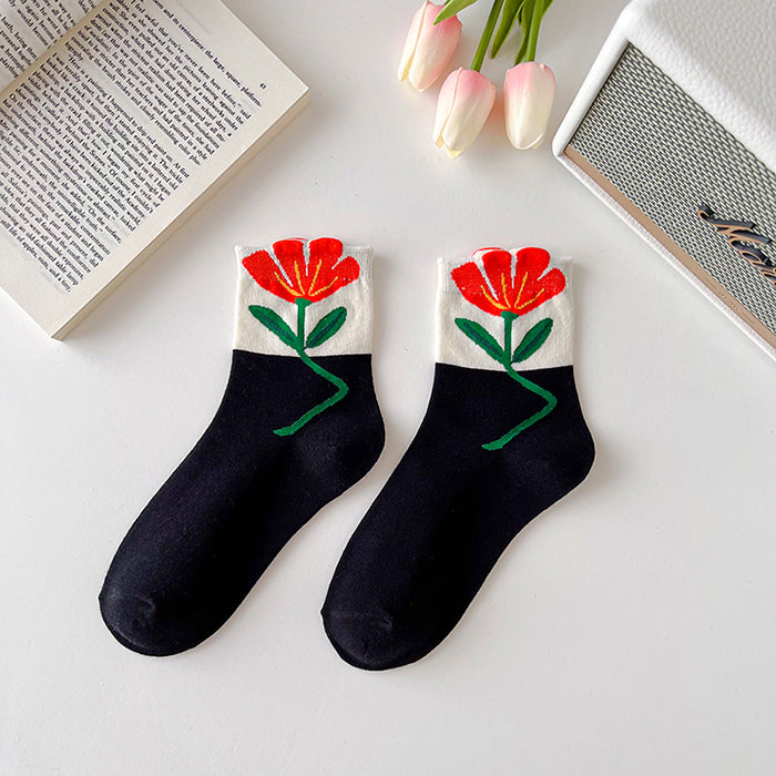 Calcetines florales Cottage Dreams