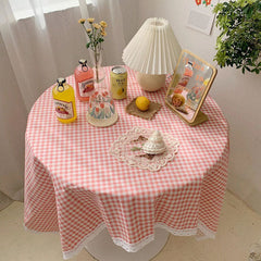 Cottagecore Gingham Tablecloth