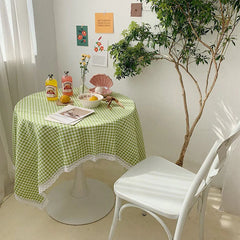 Cottagecore Gingham Tablecloth