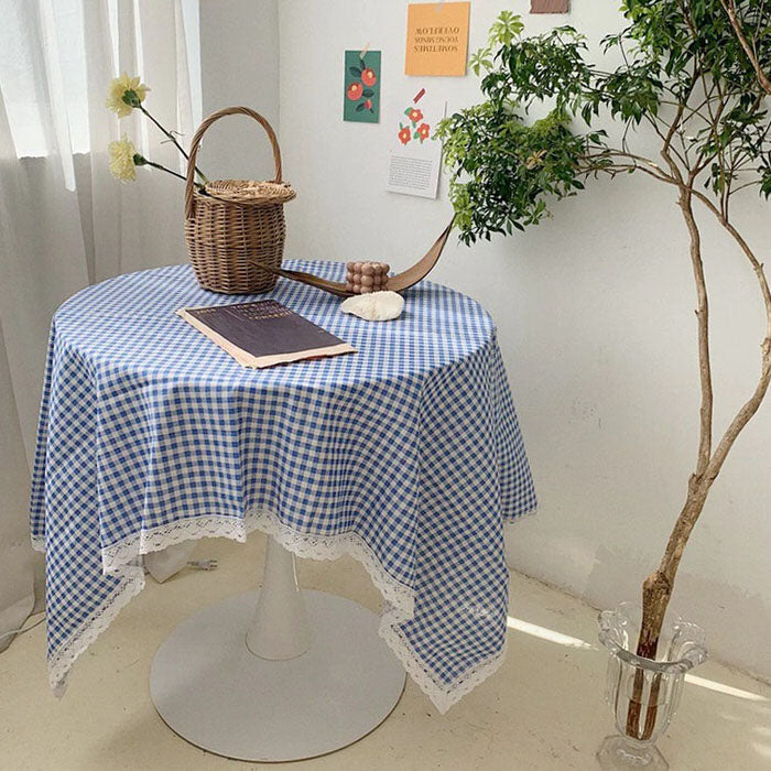 Cottagecore Gingham Tablecloth