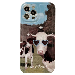 Funda para iPhone Cow Friends