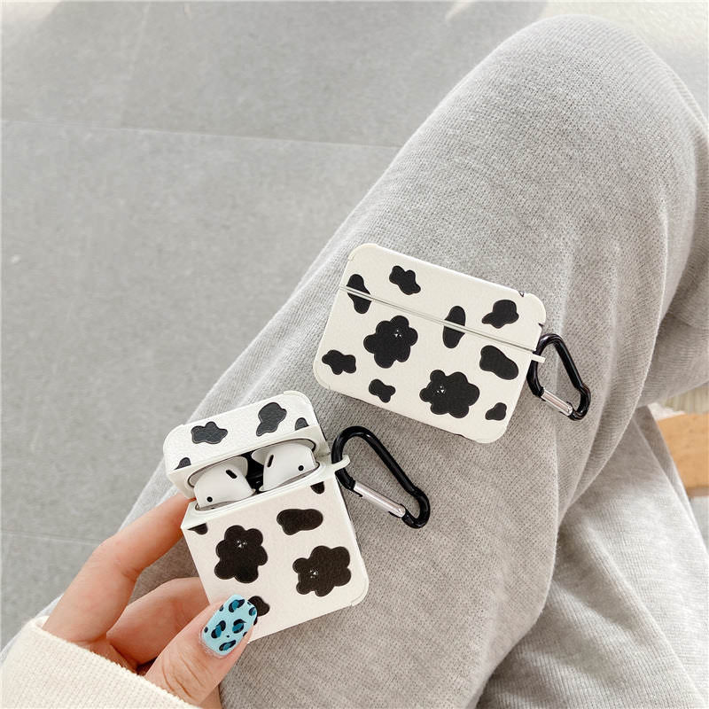 Estuche para AirPods con estampado de vaca