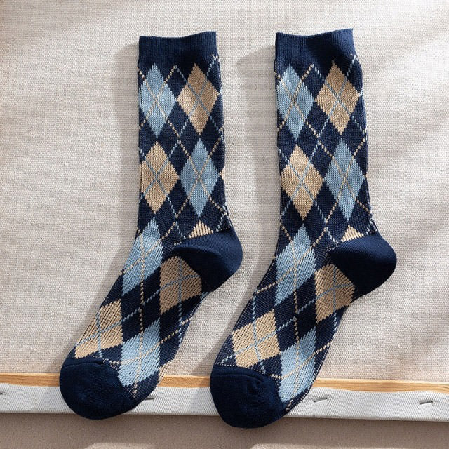 Calcetines de rombos Cozy Days