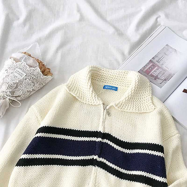 Cozy Days Zip Up Jumper