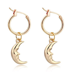 Pendientes de luna creciente 