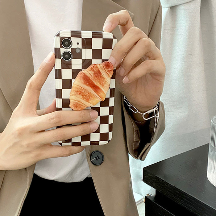 Funda para iPhone con diseño de cruasán