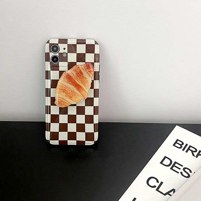 Funda para iPhone con diseño de cruasán