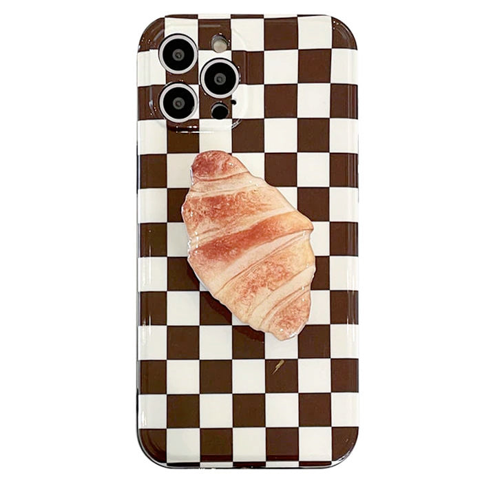 Funda para iPhone con diseño de cruasán