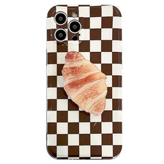 Funda para iPhone con diseño de cruasán