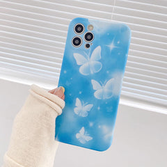 Funda para iPhone con mariposas de cristal