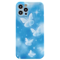 Funda para iPhone con mariposas de cristal