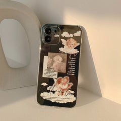 Funda para iPhone con estética de Cupido