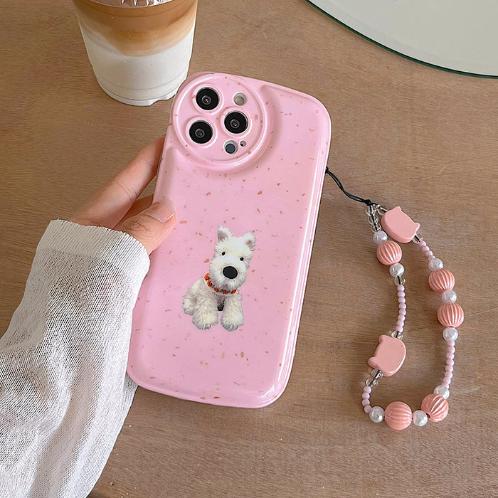 Funda para iPhone con diseño de perro adorable