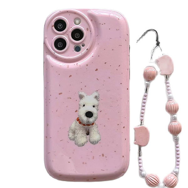 Funda para iPhone con diseño de perro adorable