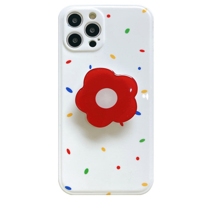 Bonita funda para iPhone con diseño de flores 