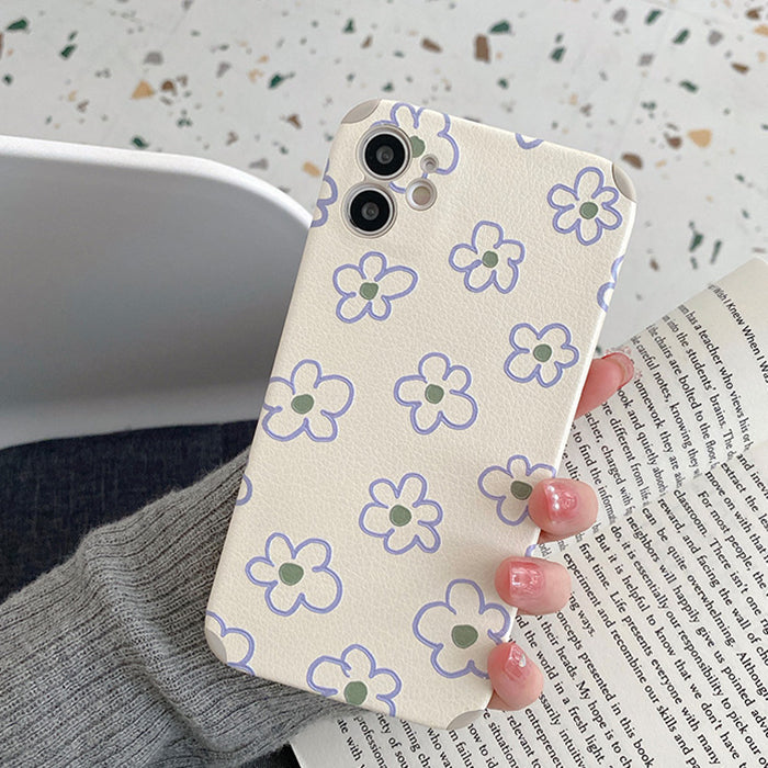 Funda para iPhone con lindas flores 