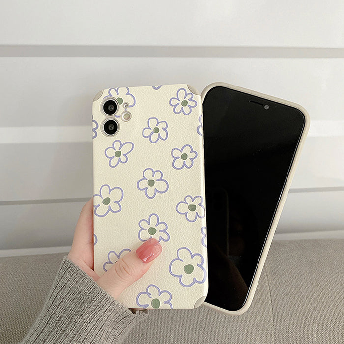 Funda para iPhone con lindas flores 