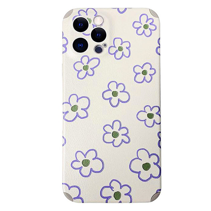 Funda para iPhone con lindas flores 