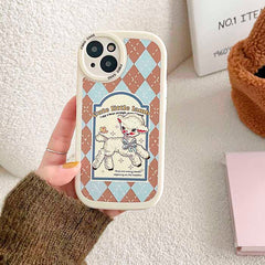 Funda para iPhone con un corderito adorable