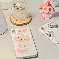 Funda para iPhone con un lindo cachorro