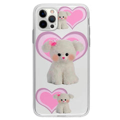 Funda para iPhone con un lindo cachorro