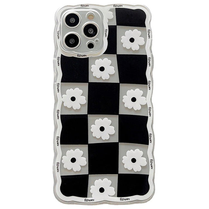 Daisies Plaid iPhone Case