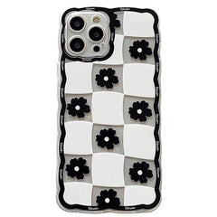 Daisies Plaid iPhone Case