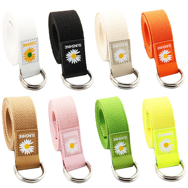 Daisy Canvas Belt