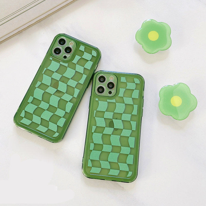 Daisy Chessboard iPhone Case