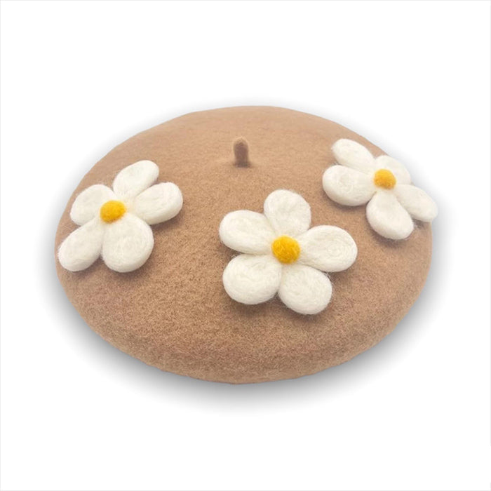 Daisy Crochet Beret