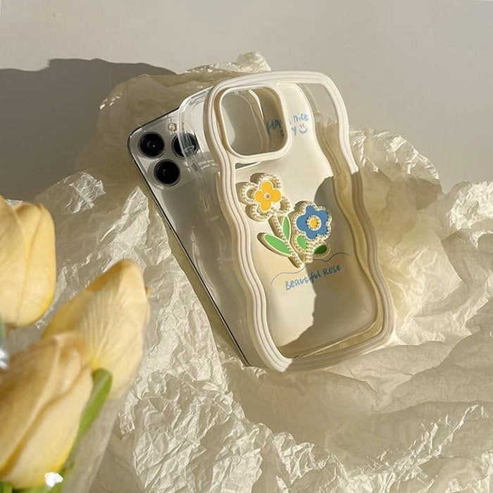 Funda para iPhone con diseño de margaritas