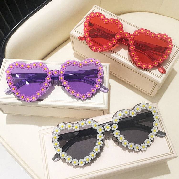 Daisy Heart Sunglasses