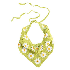 Daisy Сrochet Hair Scarf