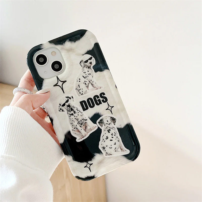 Funda para iPhone con diseño de perro dálmata