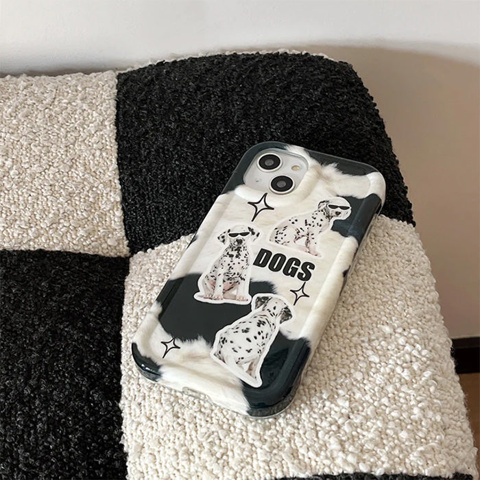 Funda para iPhone con diseño de perro dálmata