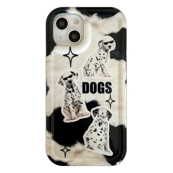 Funda para iPhone con diseño de perro dálmata