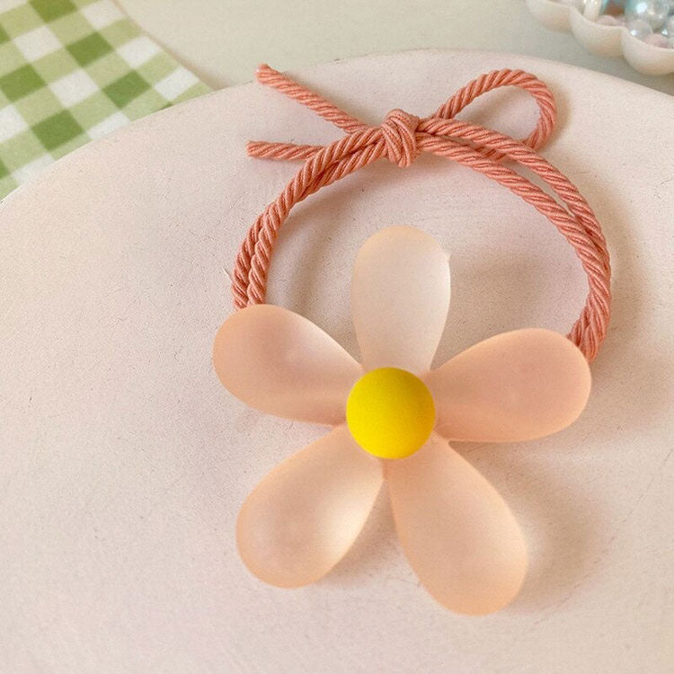 Juego de coleteros con flores danesas en tonos pastel