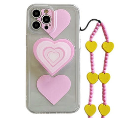 Funda para iPhone con corazón pastel danés