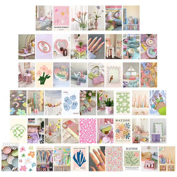 Kit de collage de pared con pastel danés