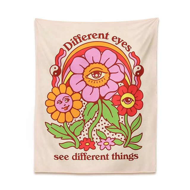 Different Eyes See Different Things Tapestry