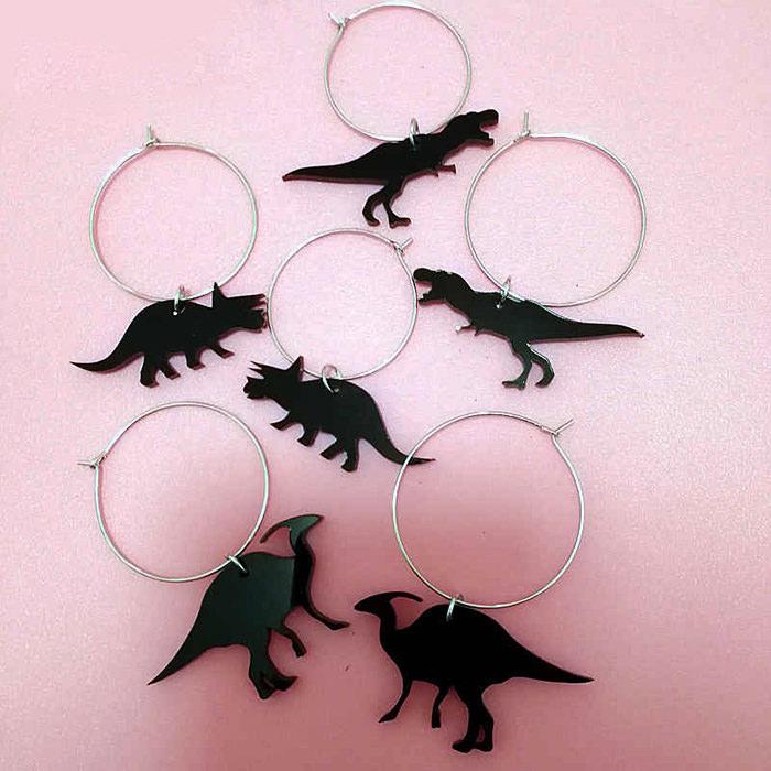 Dino Hoop Earrings