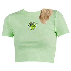 Camiseta acanalada de dinosaurio