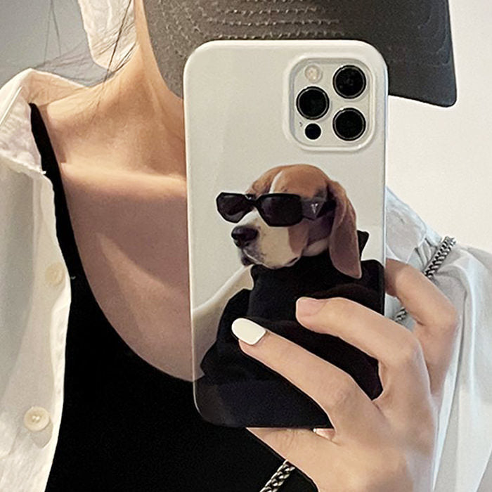 Funda para iPhone con diseño de perro