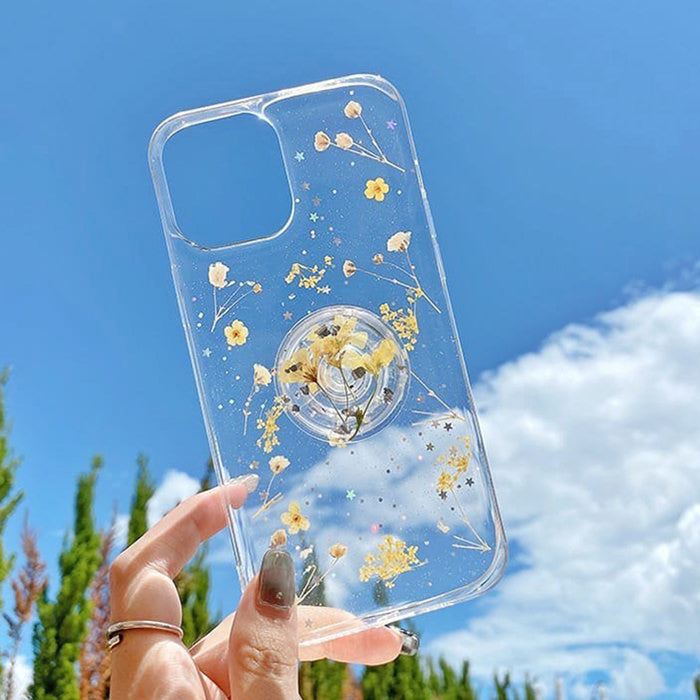 Funda para iPhone con flores secas 