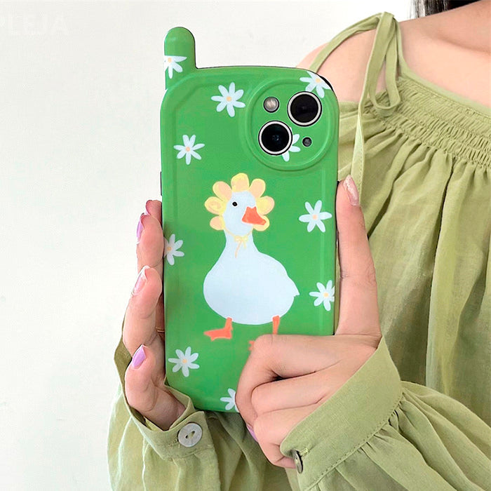 Funda para iPhone con diseño de pato