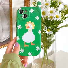 Funda para iPhone con diseño de pato