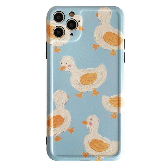 Funda para iPhone con diseño de pato