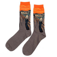 Los calcetines Scream Munch